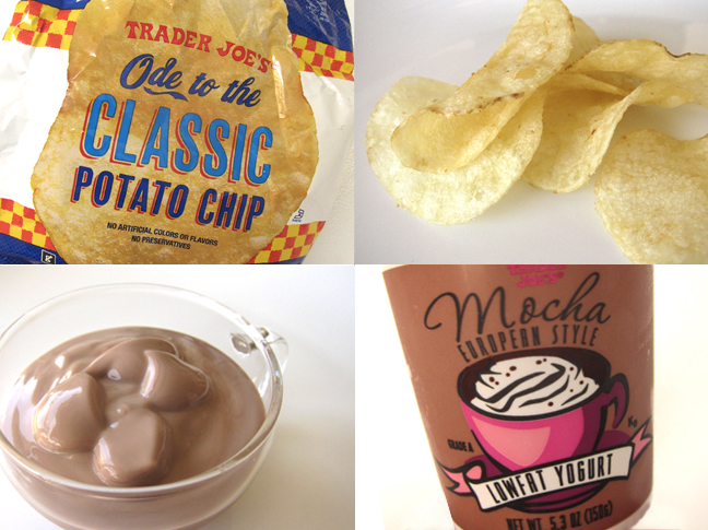 TRADER JOES CLASSIC CHIPS AND MOCHA YOGURT Tader Joes' Ode to the Classic Chip and Mocha Yogurt