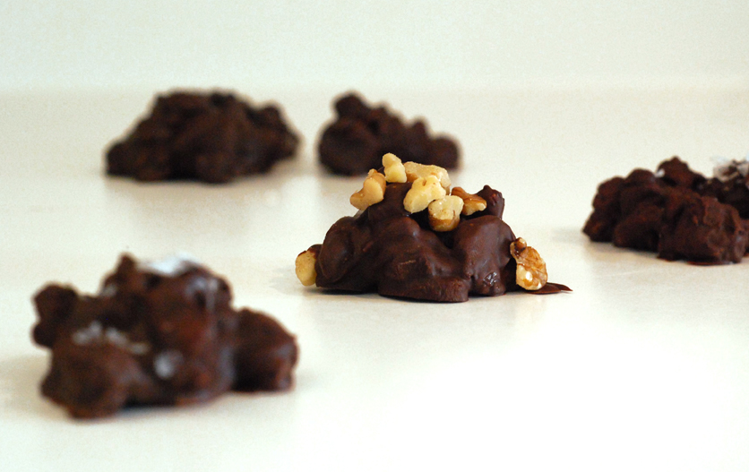 DSC_0763 Finished Chocolate nut clusters