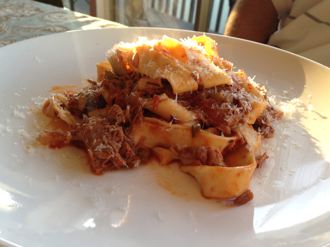 PAPPARDELLE WITH PORK RAGU OSSA Luxurious Pappardelle with Pork Ragu